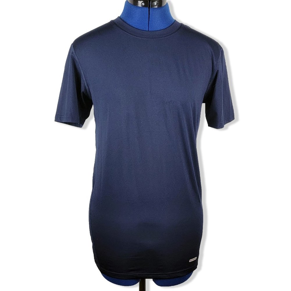 Tekgear Navy Blue Workout Shirt Size Large
